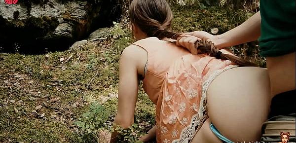  Forest Quickie with Horny Teen Public Sex